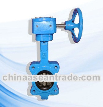 Carbon Steel Gear Box Operation Butterfly Valve