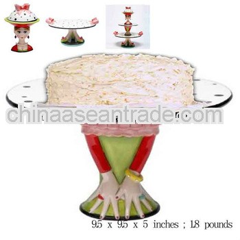 Ceramic Whimsical Cake Stand