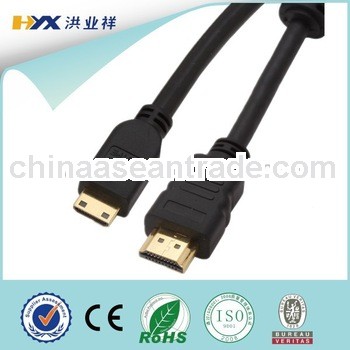 Certificated cable/cabo/cavo,kable Mini HDMI to HDMI support HDMI 2.0Version