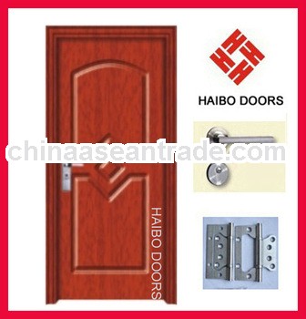 Cheap MDF Wooden PVC living room Door design (HB-8170)