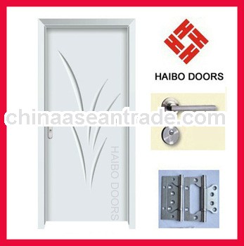 Cheap interior MDF Wooden PVC Door panel (HB-8131)