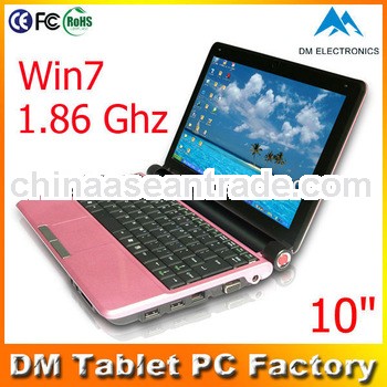  best high quality oem sell laptop used D2500 10.2 inch gaming laptop with 2G RAM HDD netbook p