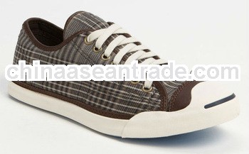  wholesale checked textile upper iconic cool plaid traditional smile men and women sneaker