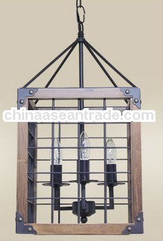 Chinese Special Design Vintage Birdcage Chandelier Lights 300*530mm