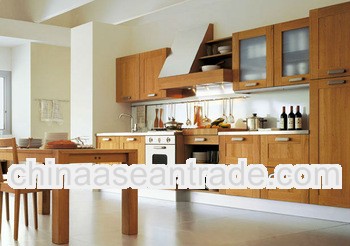 Classical Solid Wood Kitchen Furniture (AGK-011)