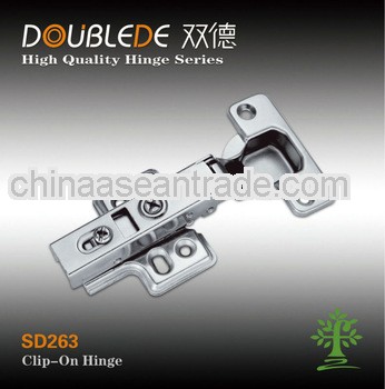 Clip-on hydraulic cabinet furniture hinge