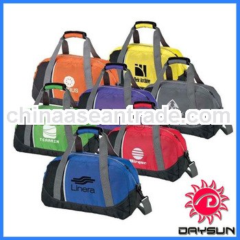 Colorful sports travel duffel bag