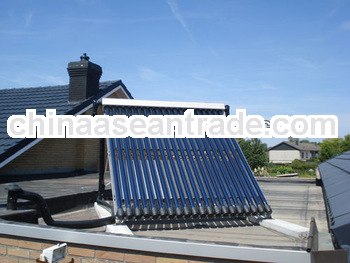 Concentrated Vacuum Tube Solar Collector for Hot Water Heating