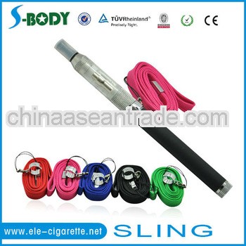 Convenient Colorful E-cigarette Ego Lanyard Ring Necklace with O-ring