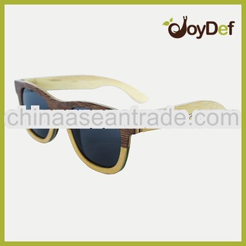 Custom OEM Skateboard wooden sunglasses with polarized lens