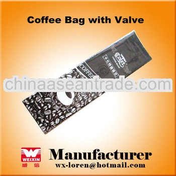 Custom design and printing metallic foil coffee bags