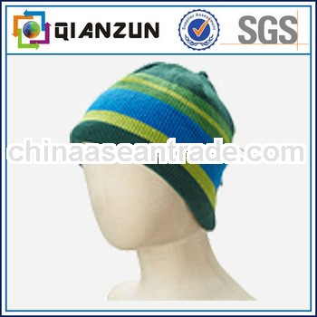 Custom knitted acrylic beanie hat crochet minion hat kids hat