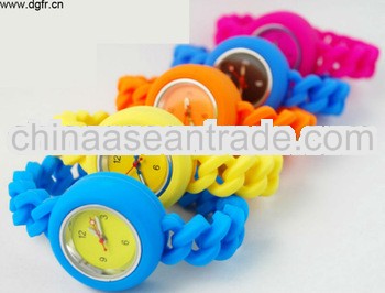Custom logo watches silicone acceptable