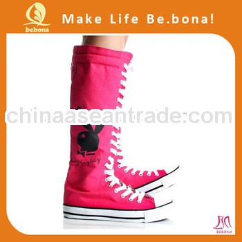 Customized Cool high-top fashion girl canvas shoes