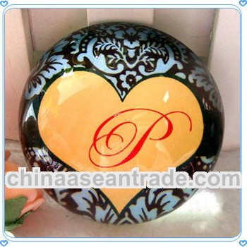 Customized Crystal Painting Dome Paperweght for Wedding Souvenirs