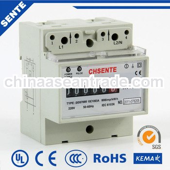 DDS7666 single-phase din rail electricity meter