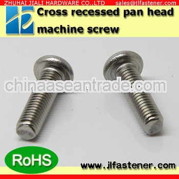 DIN7985 M2*12 stainless steel phillips pan head machine screw