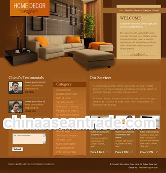 Design a furniture website, online shopping web site