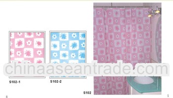 Designers Brand New Durable Eco-friendly Colorful Designs Shower Curtains Bathroom Accessories With 