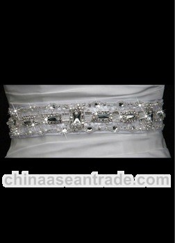 Diamond Swarovsk Crystal Belts and Sashes for Wedding Dress with Beadwork Embellishment