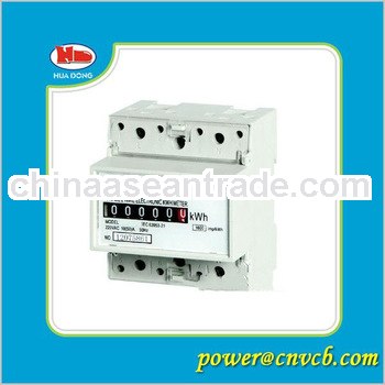 Din rail meter,single phase pulse output, CE approved, 17.5mm
