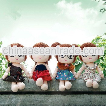 Dongguan high quality stuffed cute plush dolls