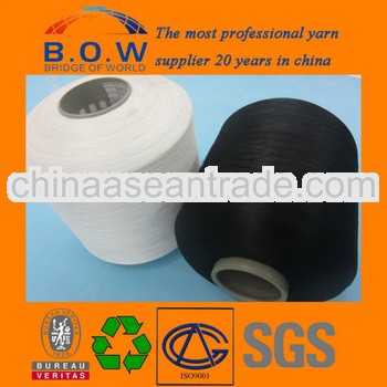 Dope dyed Polyester twisted yarn in textiles and leather product(sewing thread)