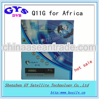 Dstv receiver QSAT Q11G IN africa with GPRS satellite receiver