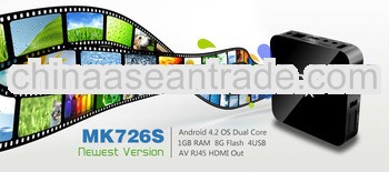Dual Core HD 1080P Tv Receiver MX Box Android 4.2 Smart Tv Box