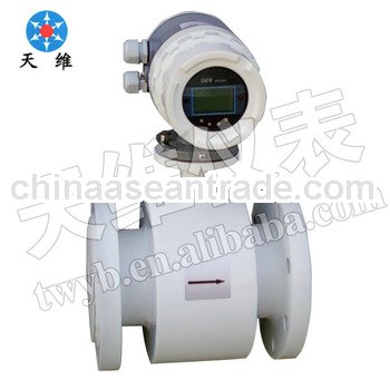 Duce-type and insertion type battery operated milk flow meter
