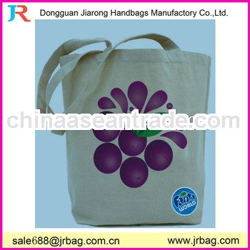 Durable long handle canvas shopping bags