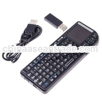 Ergonomic Backlight Mini Bluetooth Keyboard with Touch pad & Leser Pen