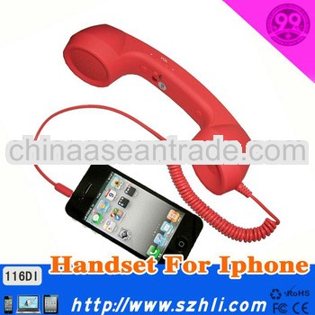 Fancy Wired Iphone phone handset with clear voice and Radiation proof function 116DI
