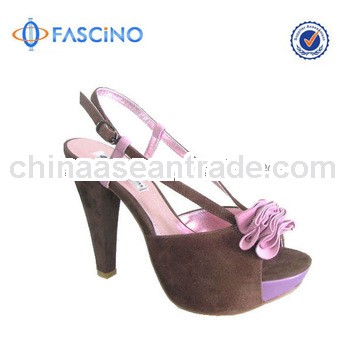 Fashion Leather Women High Heel Sandals Pictures