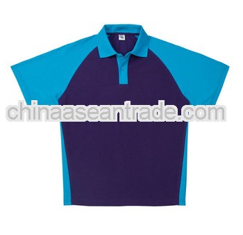 Fashion design High quality contrast color polo shirt for promotion