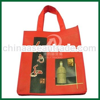 Fashion non woven wine bags for promotion