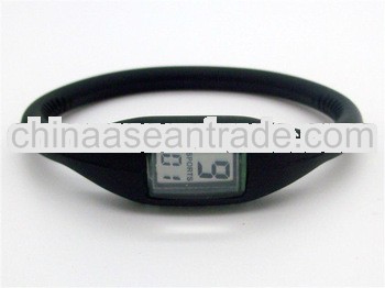 Fashion silicone rubber wrist watch