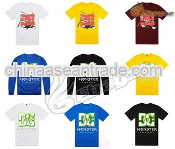 Festival embroidered fluorescent safety t shirts