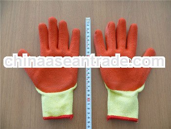 Film latex coated work glove