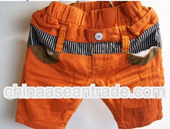 Flashing Orange kids shorts jeans