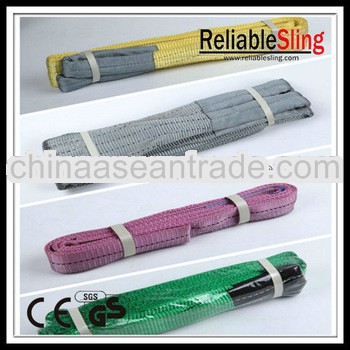 Flat Polyester Lifting Webbing Sling Double Woven/ Lifting Sling/ Web Belt