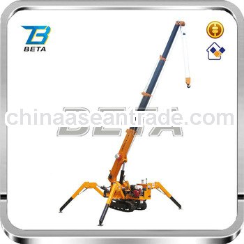 Foldable crane with total body width 800mm
