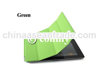 Folding smart cover for the new ipad 3 with sleeping function