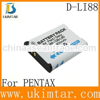For Pentax Digital Video Battery D-LI88 3.7v 900mAh fully decoded