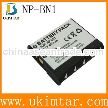 For Sony 650mAh 3.7V NP-BN1 Replacement Camera Li-ion Battery With Digital Battery factory supply