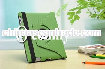 For iPad 3 Rotate Standing Leather Case