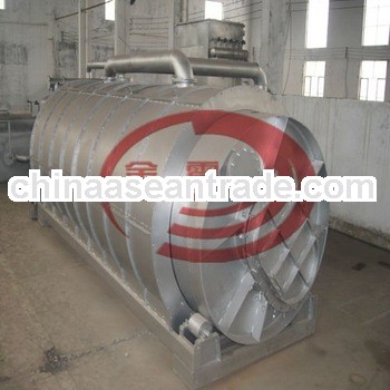 Free-Pollution Scrap Rubber Pyrolysis Equipment with effect cooling system