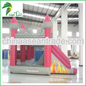 Funny Kid's Inflatable castle Inflatable Bouncy Castle With Water Slide