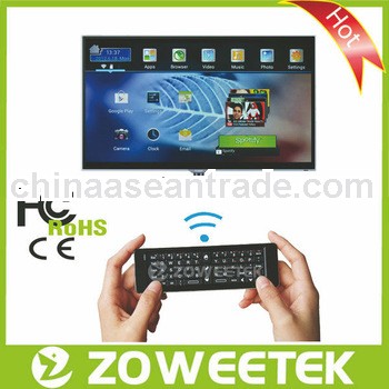 Gaming Keyboard Air Mouse with IR Remote Control and Skype Function