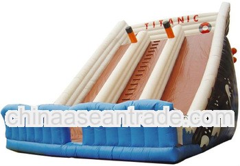 Giant Titanic inflatable slide